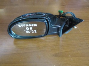 Citroen C6 2006-2012 ηλεκτρικός ανακλινόμενος καθρέπτης αριστερός μαύρος (13 καλώδια)