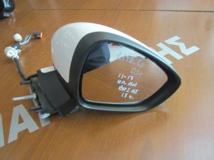 Citroen DS4 2011-2017 δεξιός ηλεκτρικά ανακλινόμενος καθρέπτης άσπρος φως ασφαλείας